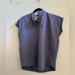 XS Rafaela figs space navy scrub top